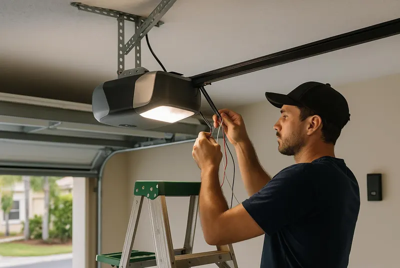 Garage Door Opener Installation in Holiday